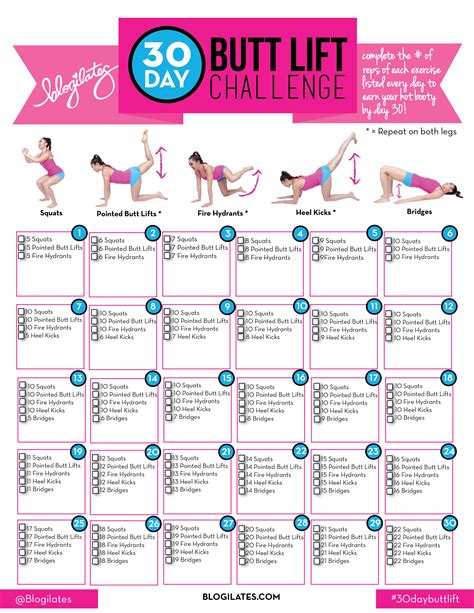 butt exercises no equipment|30 day booty workout challenge.